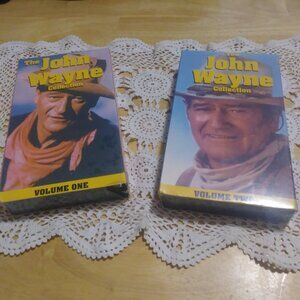 VHS - the John Wayne collection, volumes 1 and 2, sealed